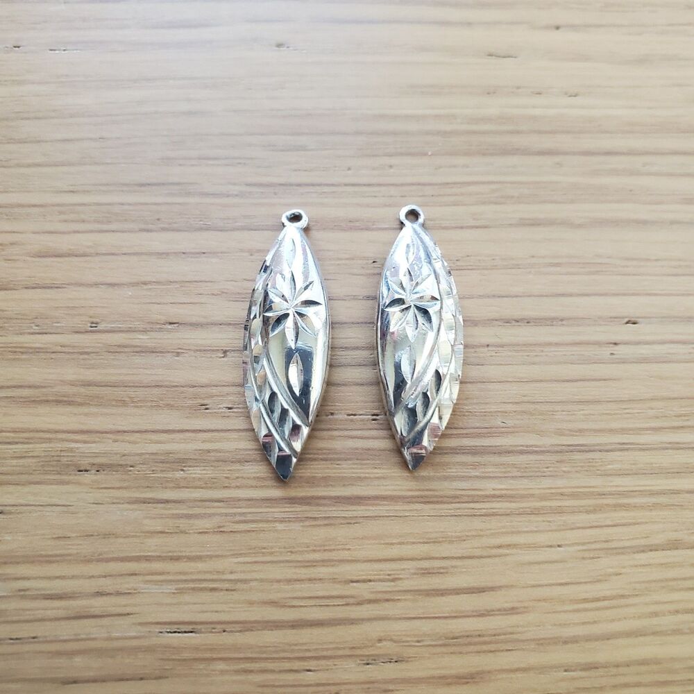 Vintage Sterling Silver Earring Parts